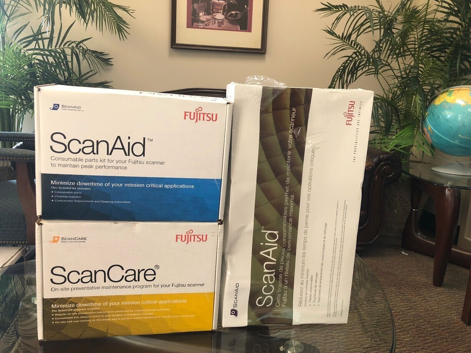 1 GENUINE FUJITSU SCANAID CLEANING & CONSUMABLE KIT FOR FI-6800 / CG01000-530801