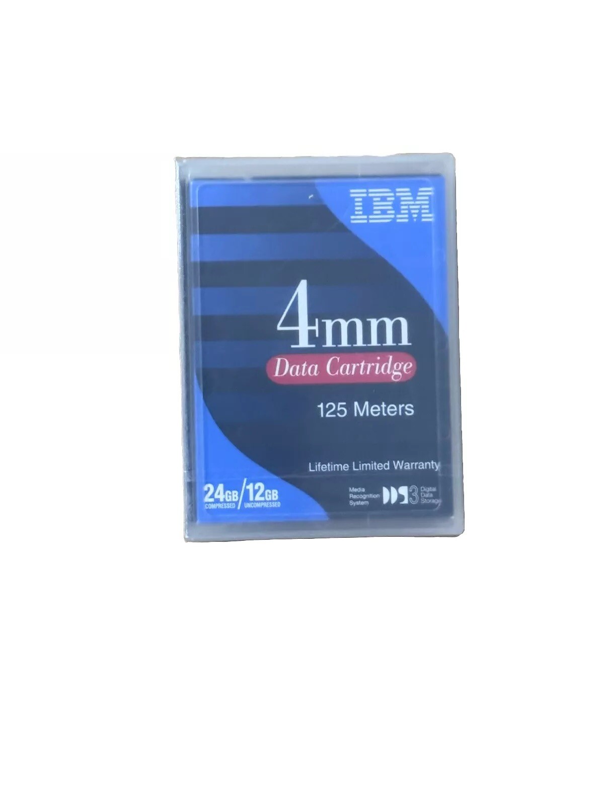 2 New IBM 4mm Data Cartridges 125 Meters DDS Format and Media
