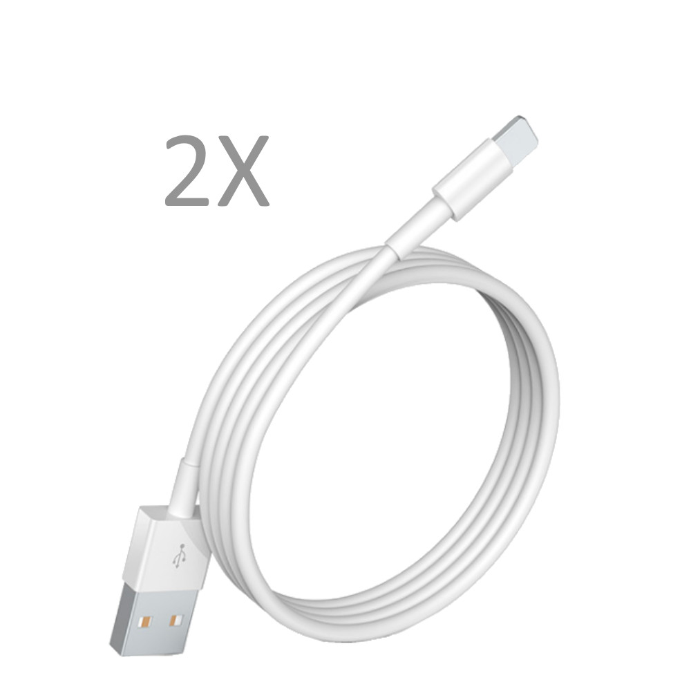 2 Pack 20W Fast Wall Charger Head For iPhone 14 13 12 11 8 7 6 XR Sync USB Cable