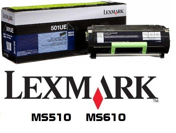 Mostly New Genuine Lexmark 501UE Ultra High Yield Toner SEALED BAG 70% 50F1U0E