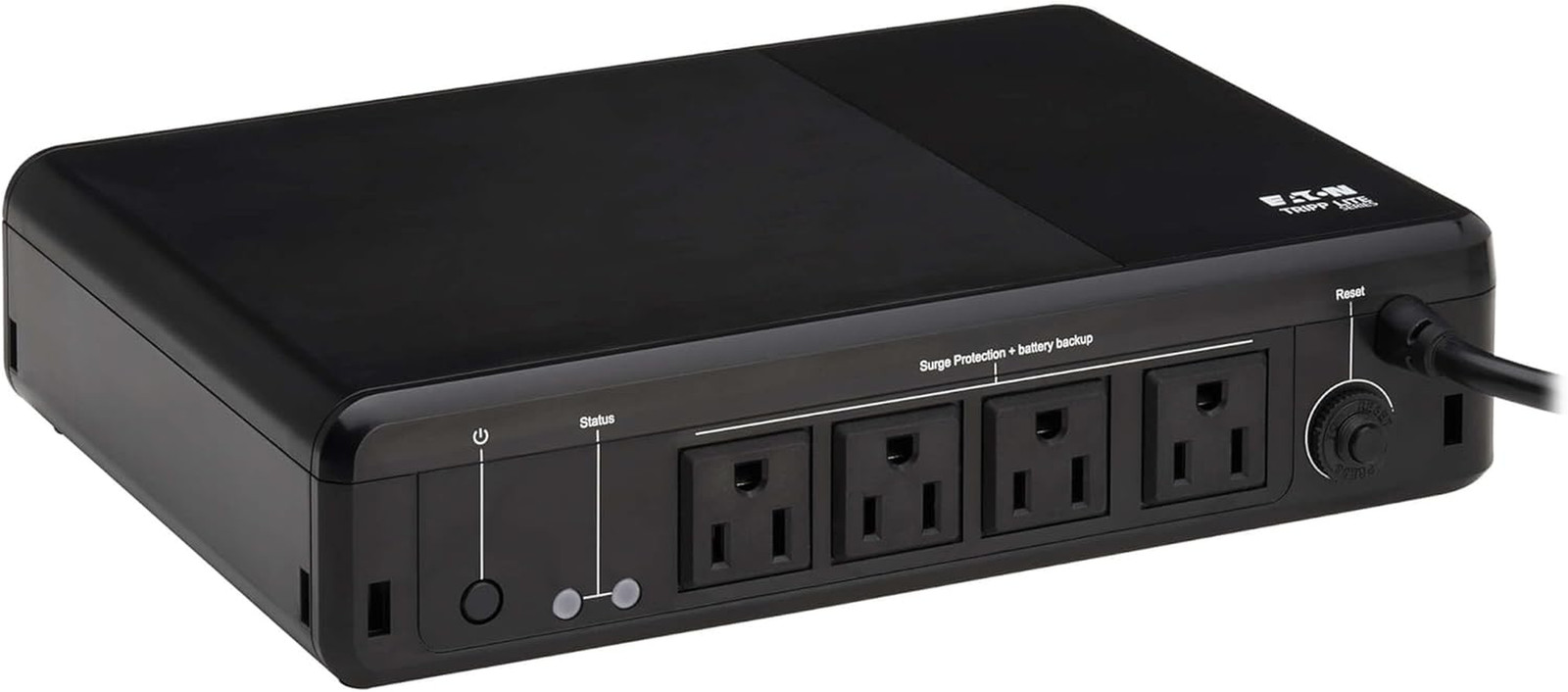 600VA UPS Desktop Battery Backup and Surge Protector, 300W, 4 Outlets, Home & Of