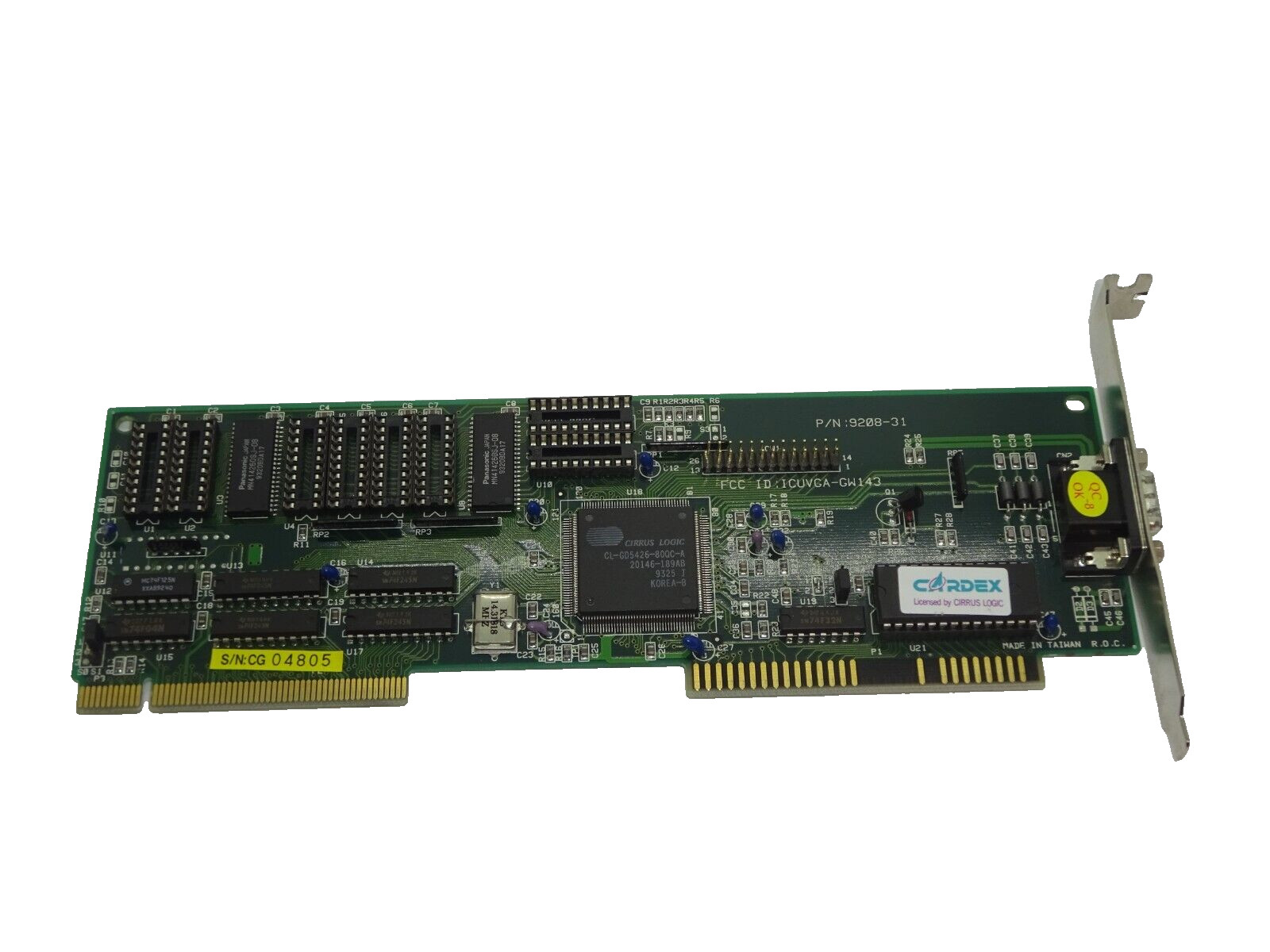 GAINWARD CARDEX CIRRUS LOGIC CL-GD5426 VLB RETRO GRAPHICS CARD #GK10505