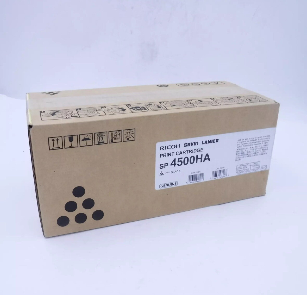 Genuine OEM Ricoh SP 4500HA Black Toner 407316 for 3600DN 3600SF SEALED