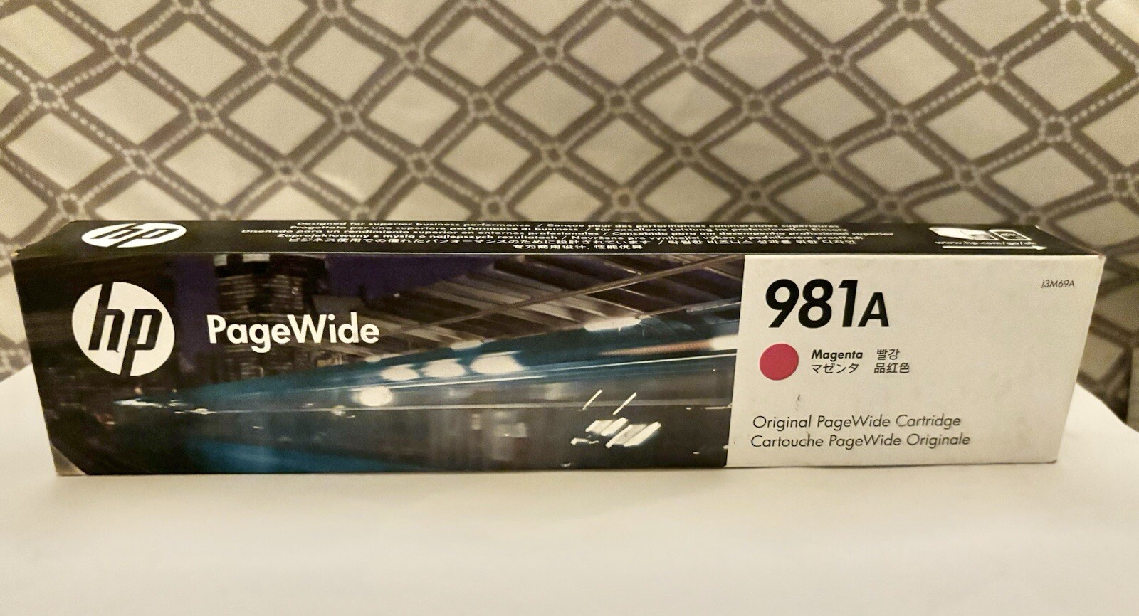 Genuine HP 981A Magenta PageWide Enterprise 556 586 expired 2021