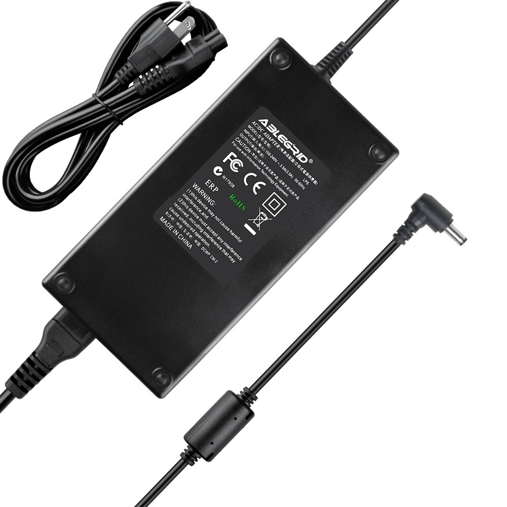 AC Adapter Charger For EVOO Gaming Laptop 15" EG-LP5 EG-LP5-BK EG-LP4 EG-LP4-BK