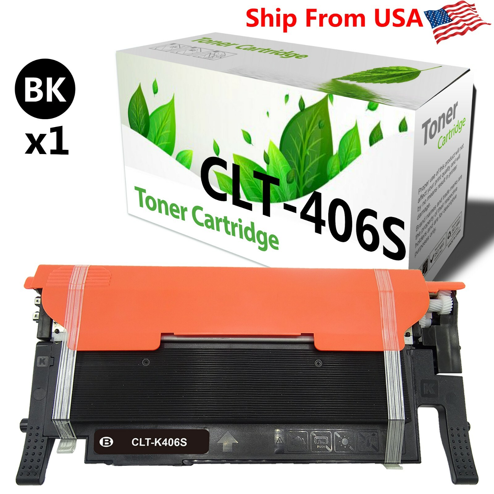 1 PK CLT406S CLT 406S CLT-406S Toner Cartridge for Samsung CLX-3305 3305W 3305FW