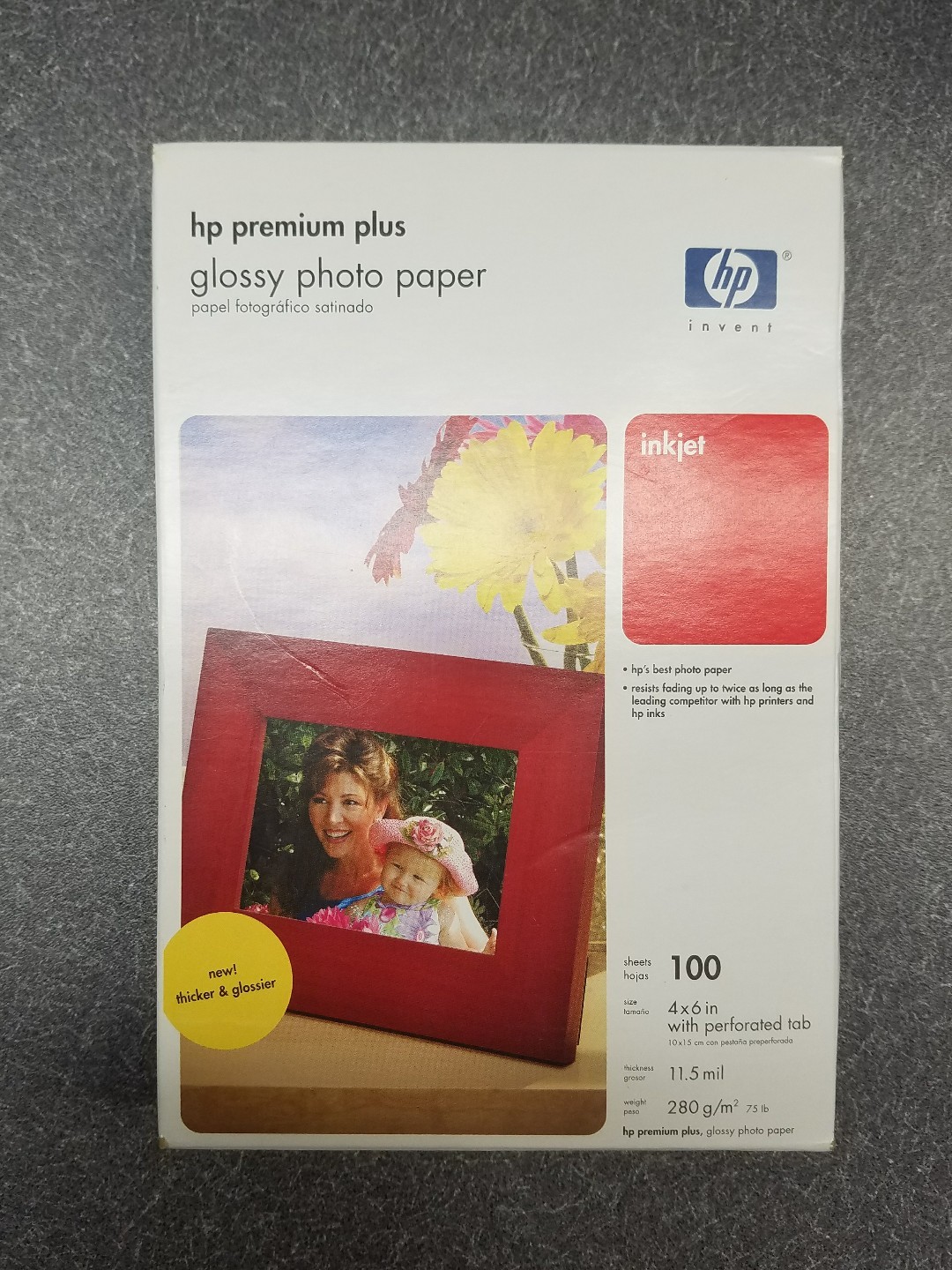 Genuine HP Q5431A Premium Plus Photo Paper Glossy 4x6 100 sheets