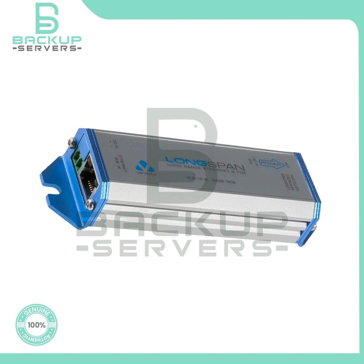 NEW Veracity LONGSPAN VLS-1P-B Base Unit Long Range EthernetPoE+ Network Extendr