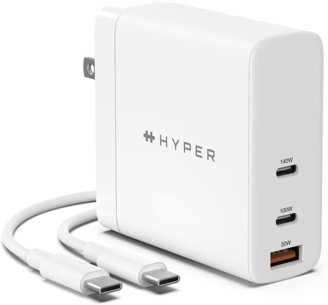 HyperJuice 140W PD 3.1 USB-C Charger for MacBook and Windows