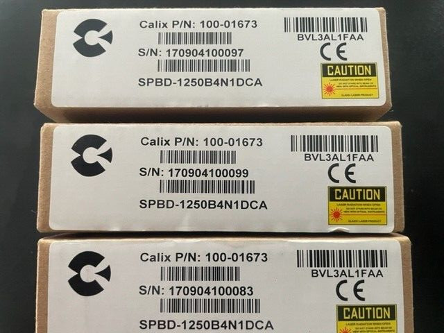 Calix 100 - 01673 1000BASE-BX Transceiver New Factory Sealed box