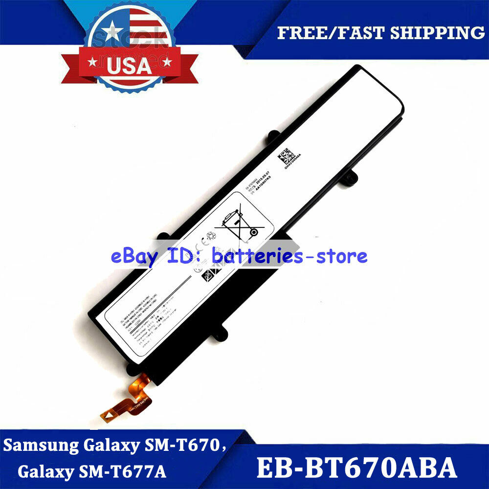 For Samsung Galaxy View SM-T670 SMT677A SMT677V Battery EB-BT670ABE, GH43-04548A