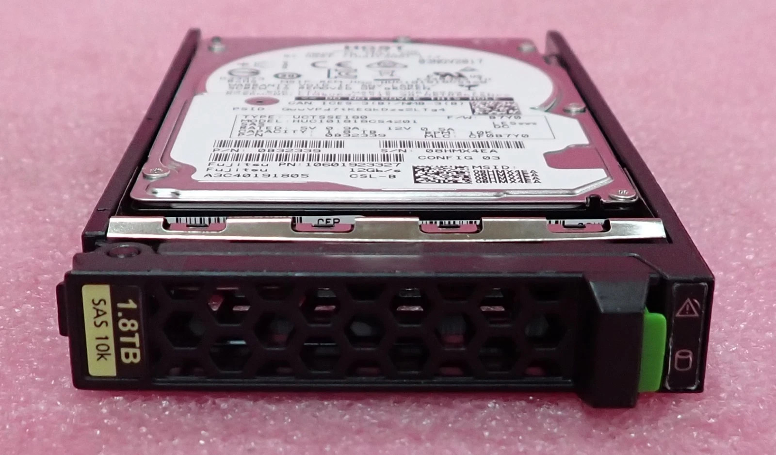 Fujitsu 1.8TB 10K SAS 12G 512e SED 2.5" HotPlug HDD Hard Drive S26361-F5582-L118