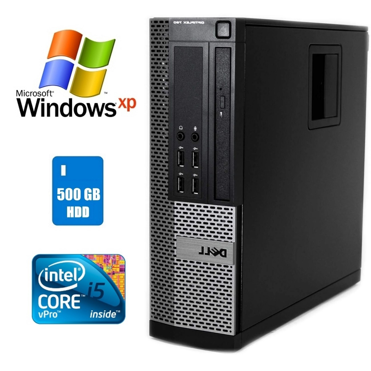 Dell OptiPlex 790 SSF Desktop Computer Core i5 4GB Ram 500GB HDD Windows XP Pro
