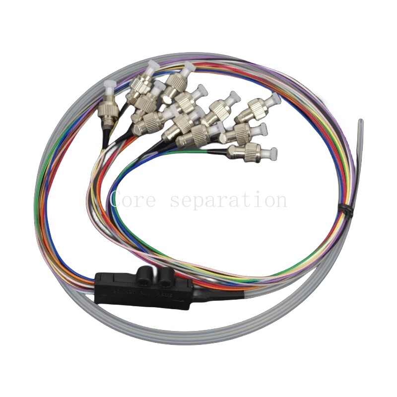12 Fiber FC UPC SingleMode Ribbon Fiber Optic Pigtail SM 9/125 Optical Pigtail