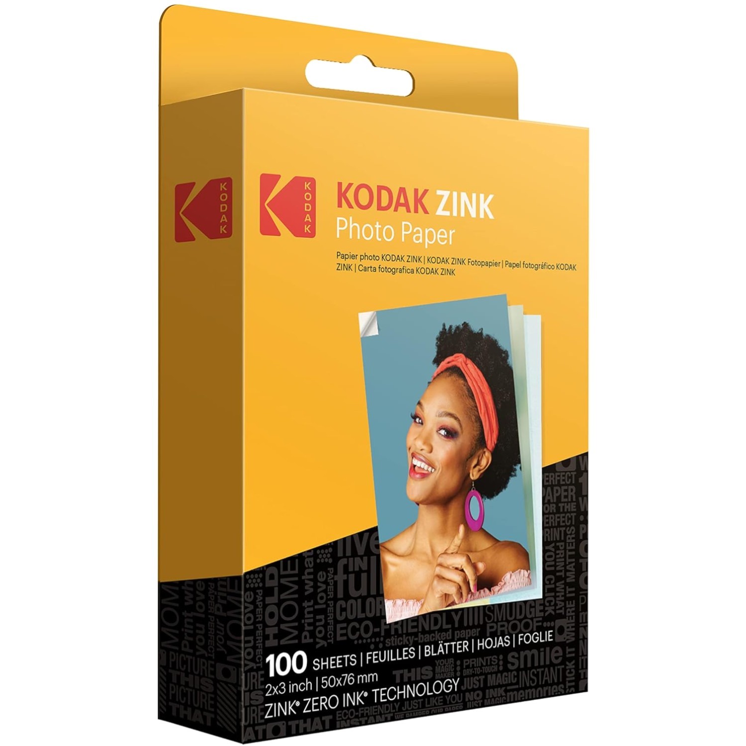 Kodak 2x3 Sticky-Backed ZINK Photo Paper 100 Sheets