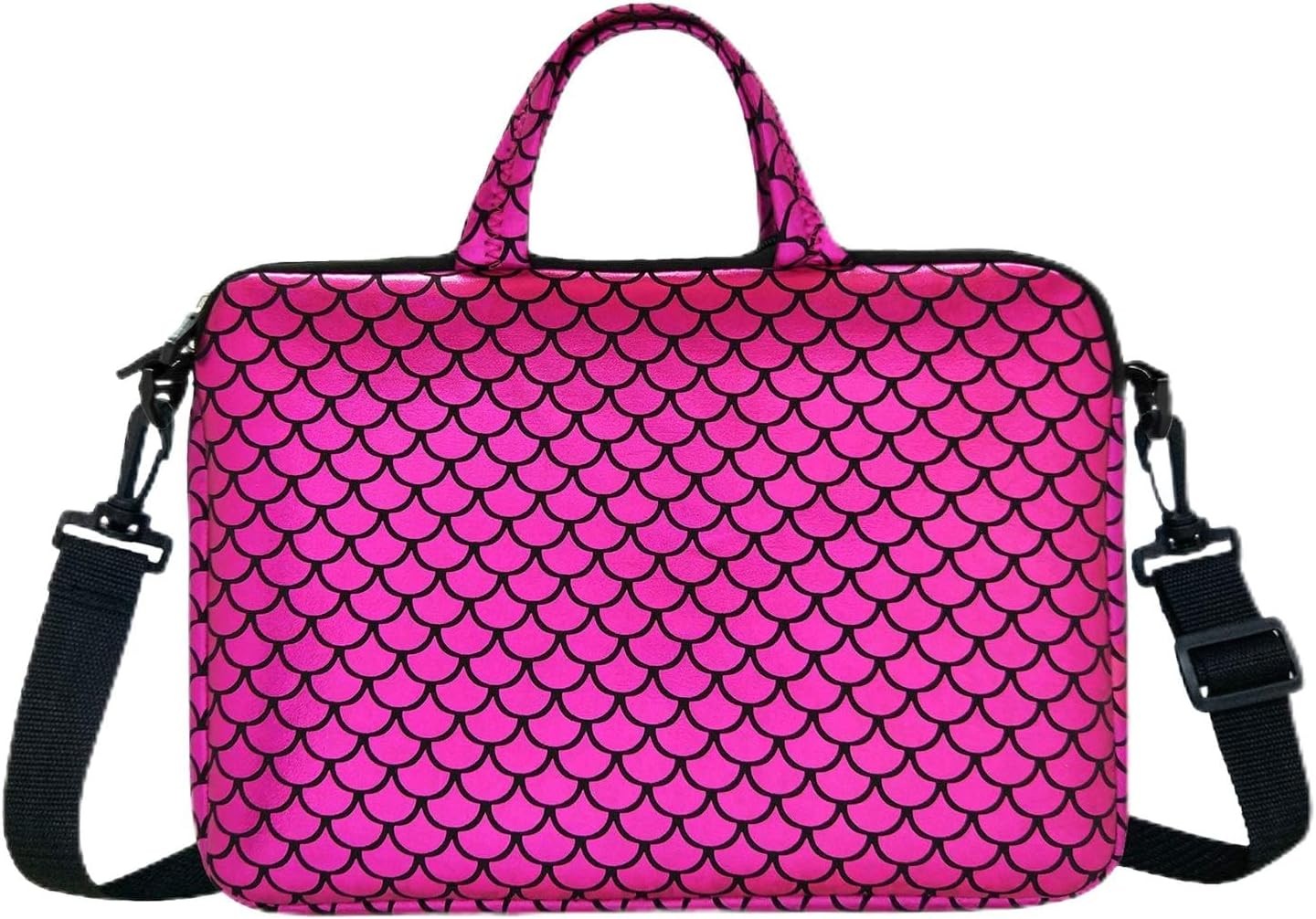 Purple 17.3-Inch Laptop Sleeve Case Shoulder Bag for 17" HP DELL Devices
