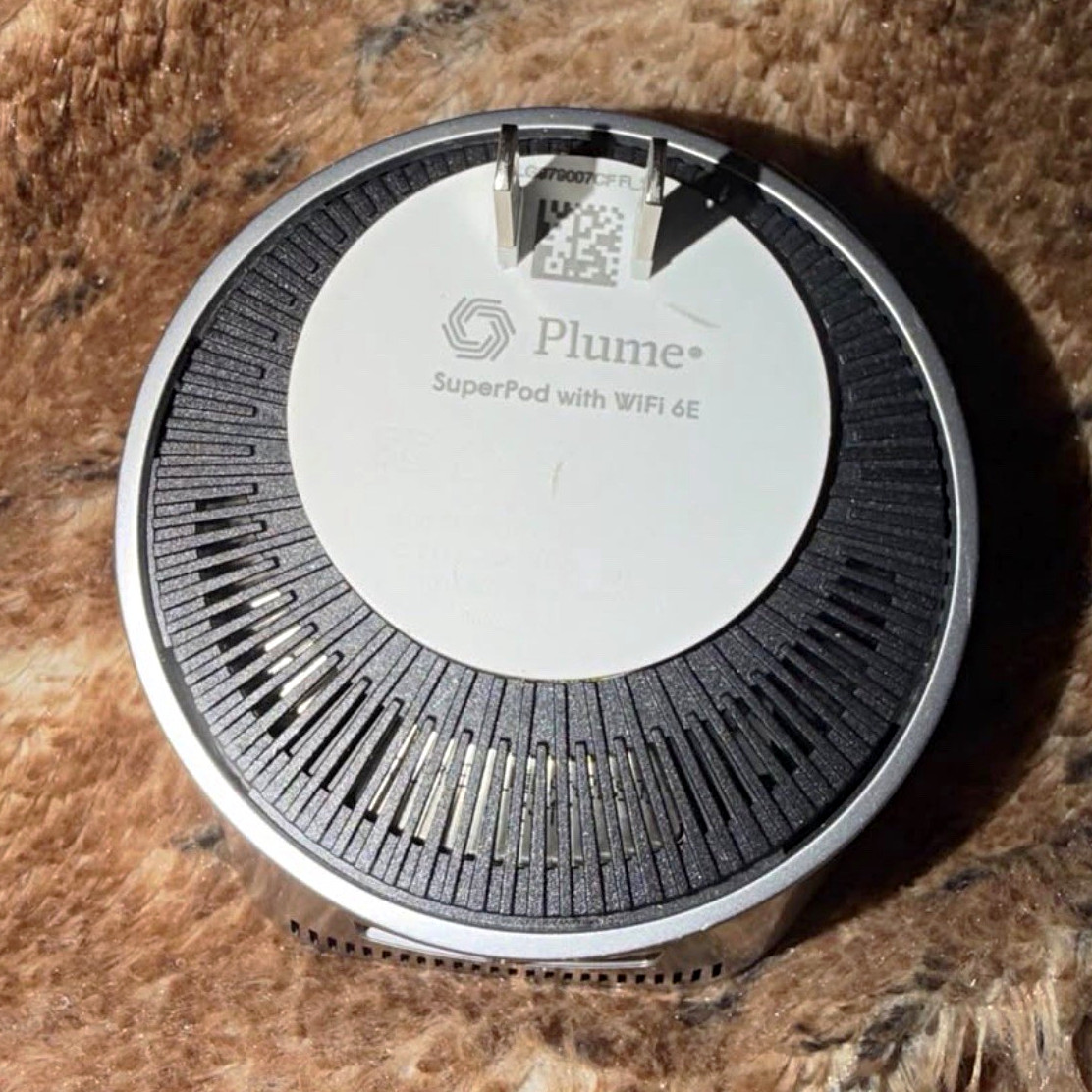 Plume SuperPod WiFi 6E Tri-Band Mesh Extender, 2x Ethernet LAN Ports