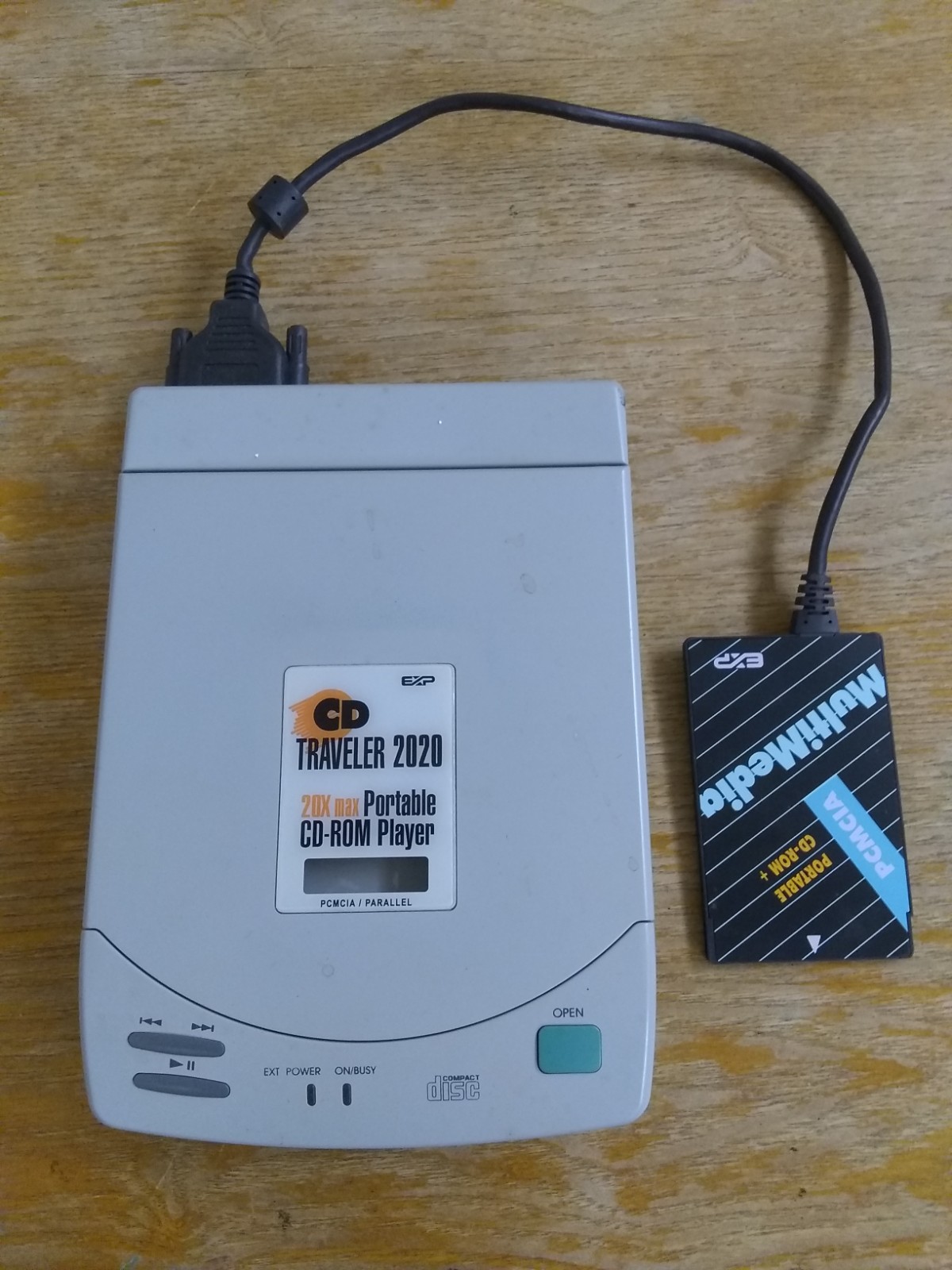 PCMCIA 20x CD-ROM Drive, EXP CD Traveler 2020