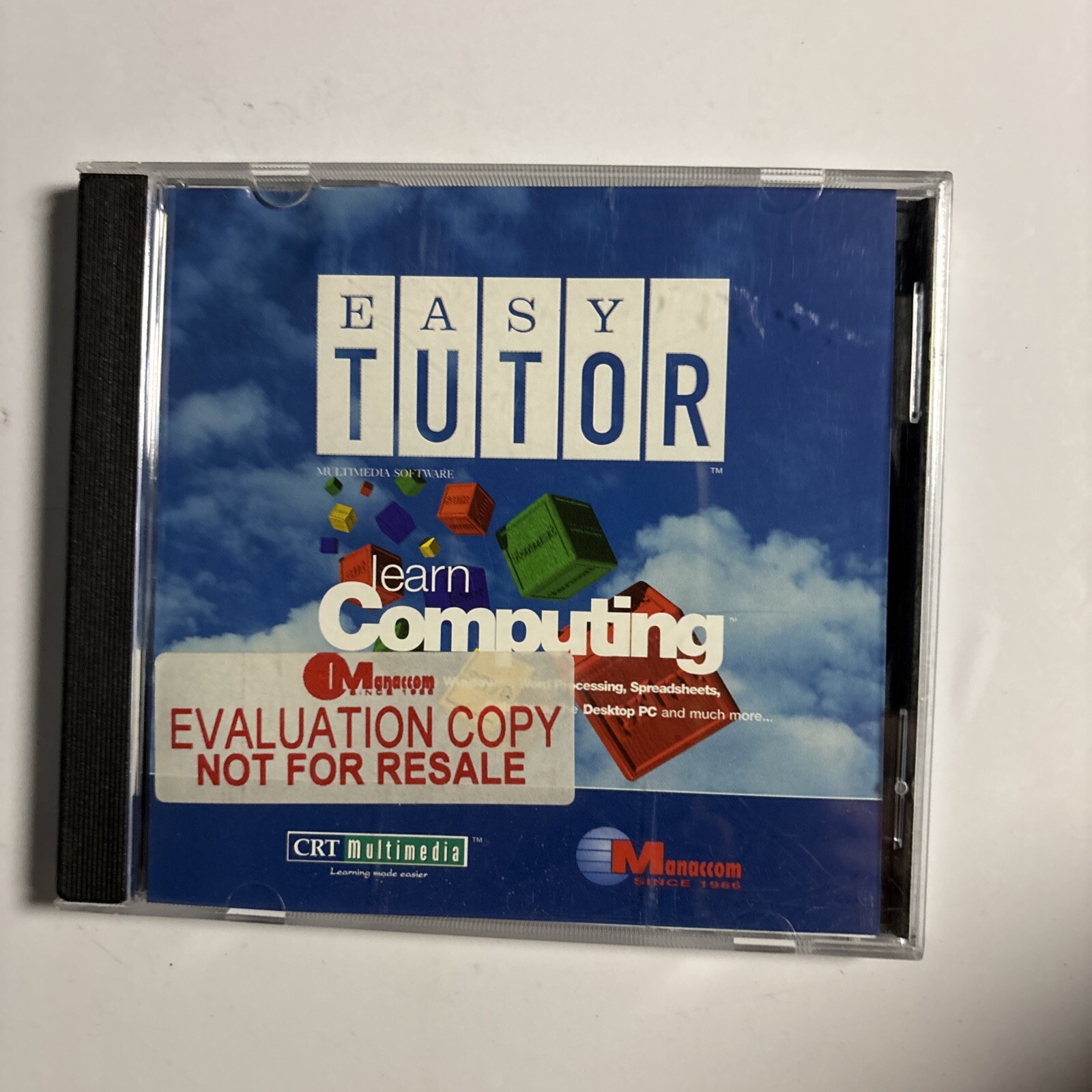 Learn Computer Easy Tutor PC CDROM Windows 3.1 