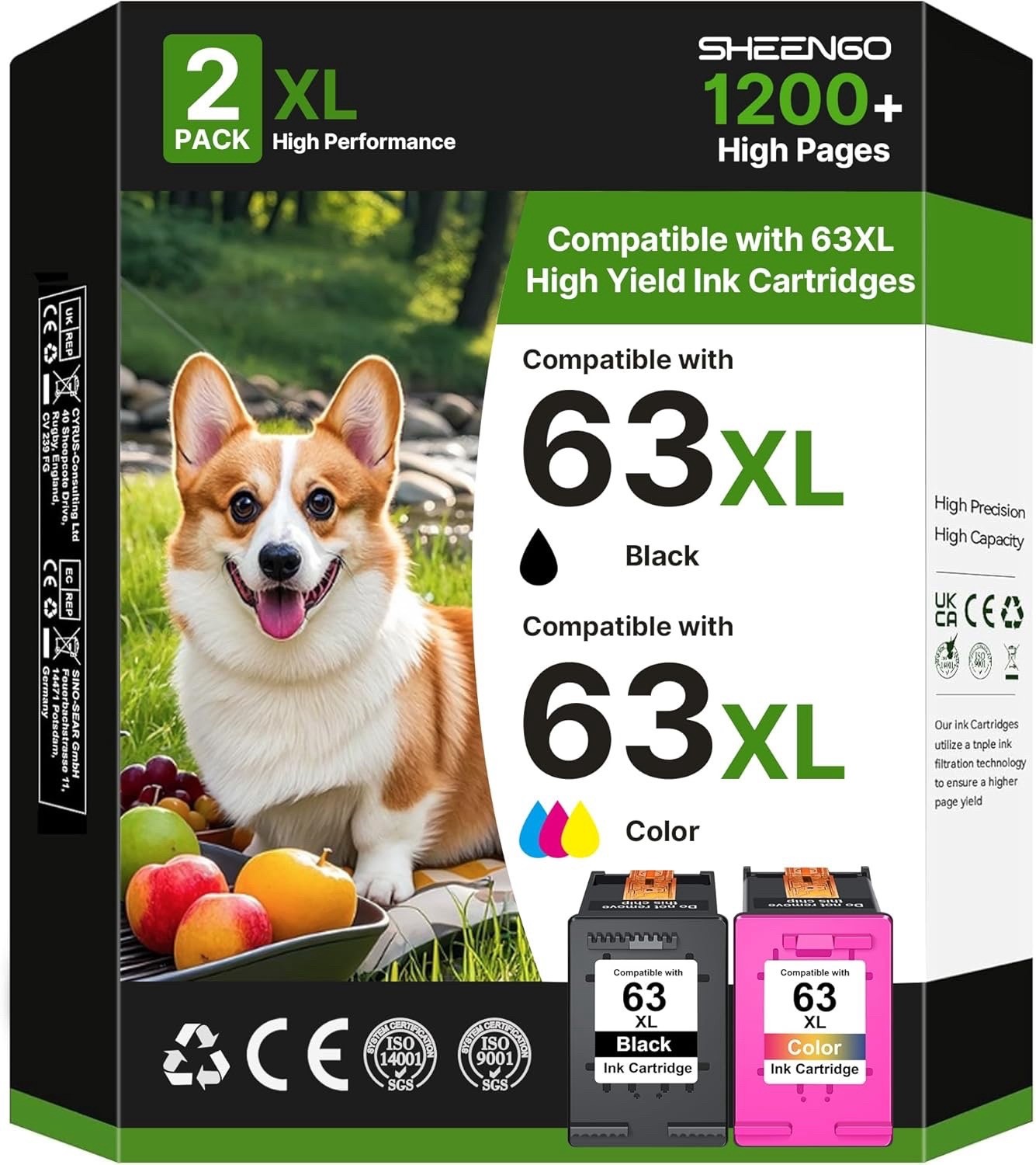 HP 962XL Black and Cyan Magenta Yellow Non OEM