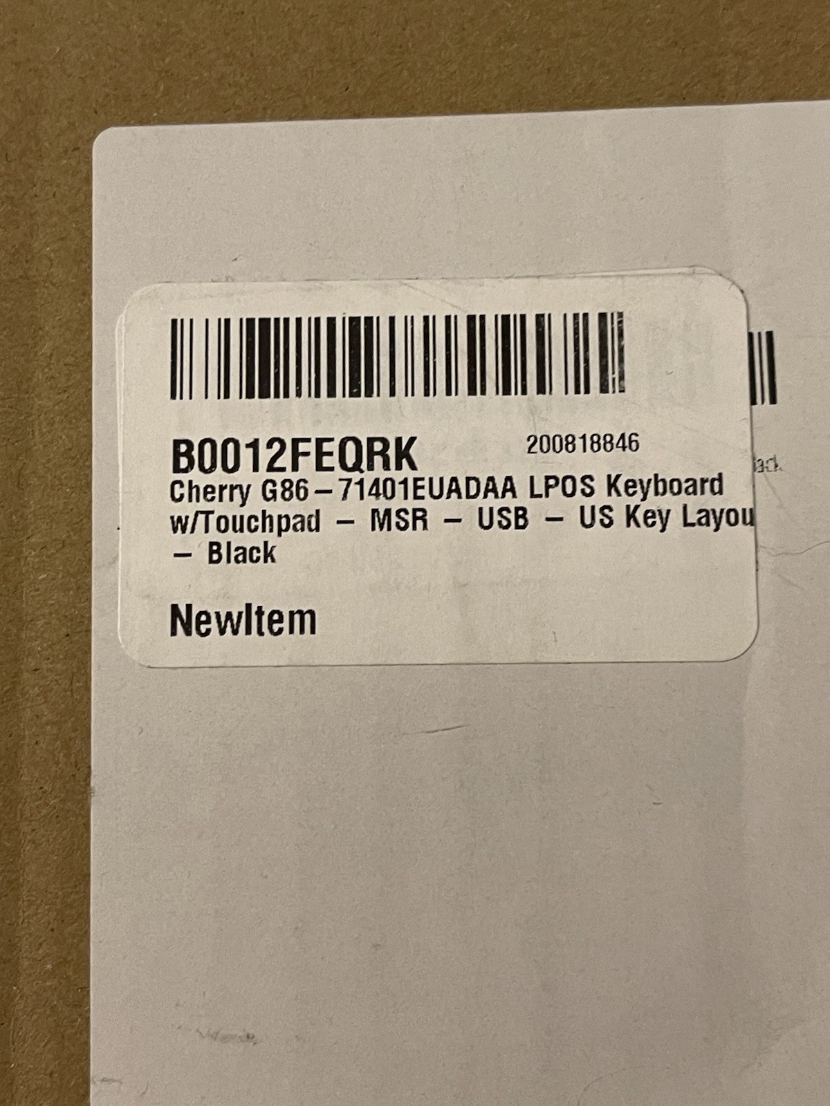 Cherry G86-71401EUADAA LPOS Wired Programable Keyboard with Touchpad SEALED