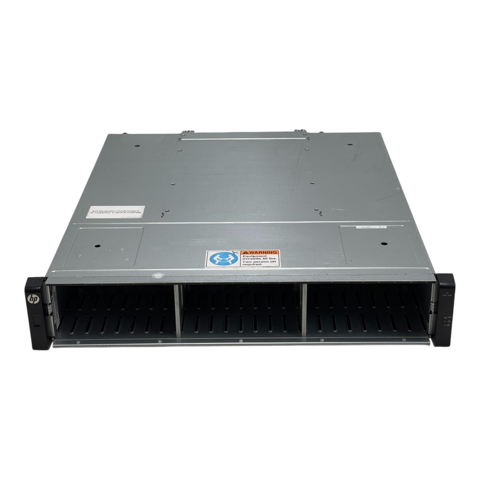 HPE MSA2040 24SFF SAN Storage Array K2R80A + Dual 16G FC/10G iSCSI Controllers