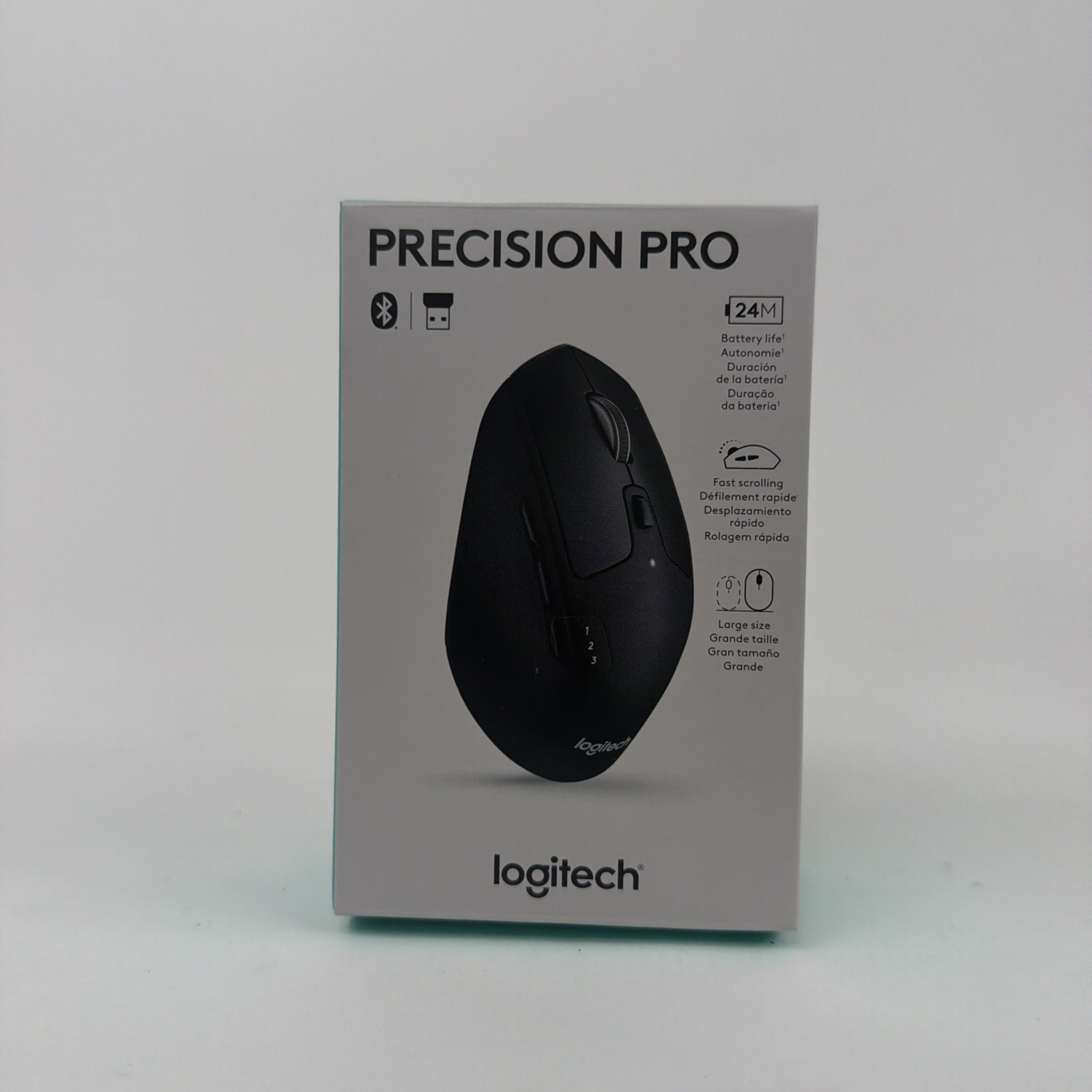 Logitech Precision PRO Optical USB Wireless Gaming Mouse, Black 910-007450