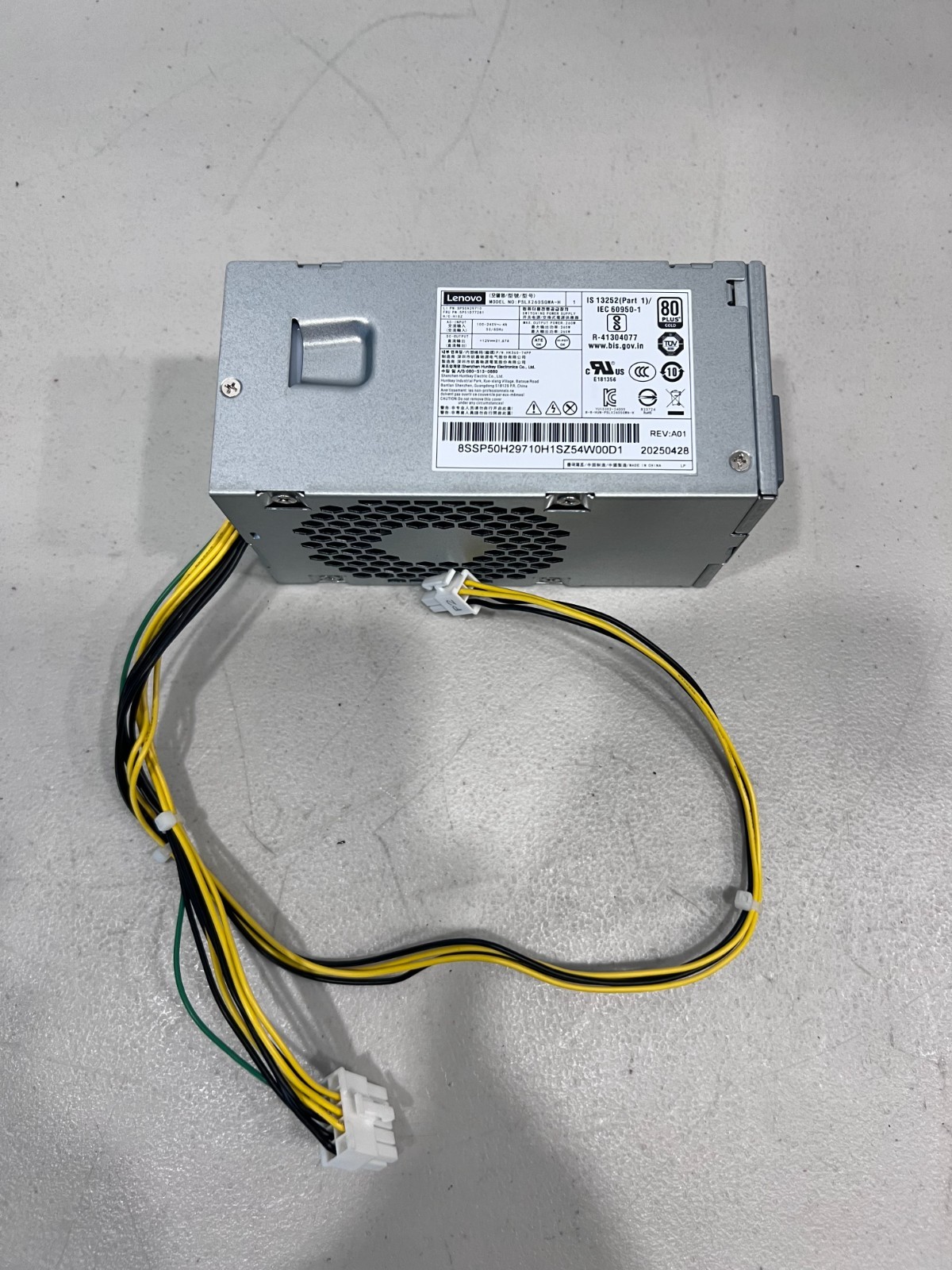 Genuine Lenovo Ideacentre SFF 260W Power Supply PSLX260SGWA-H, SP50H29710
