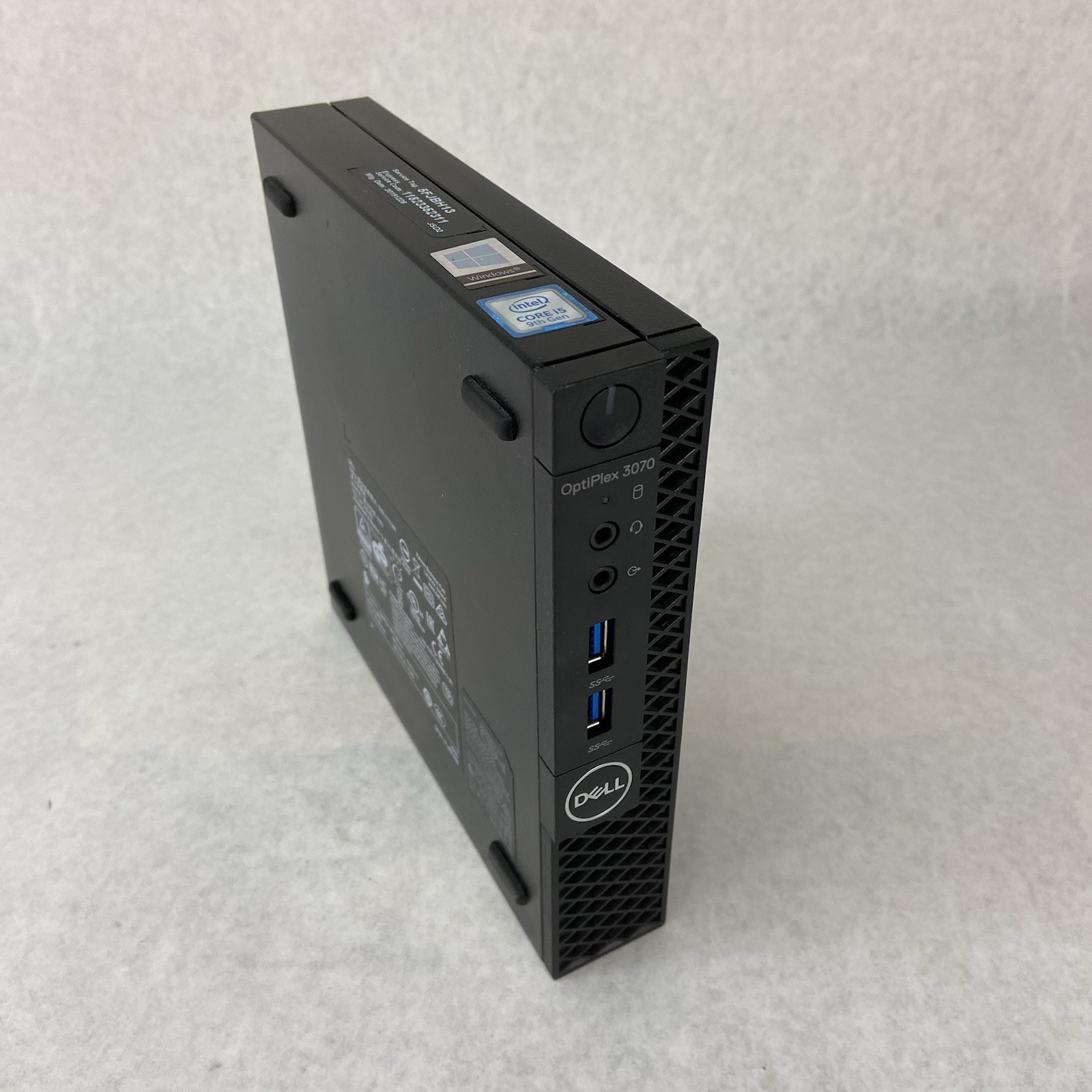 Dell Optiplex 3070 MFF Intel Core i5-9500T 2.2GHz 8GB RAM No AC/HDD/OS