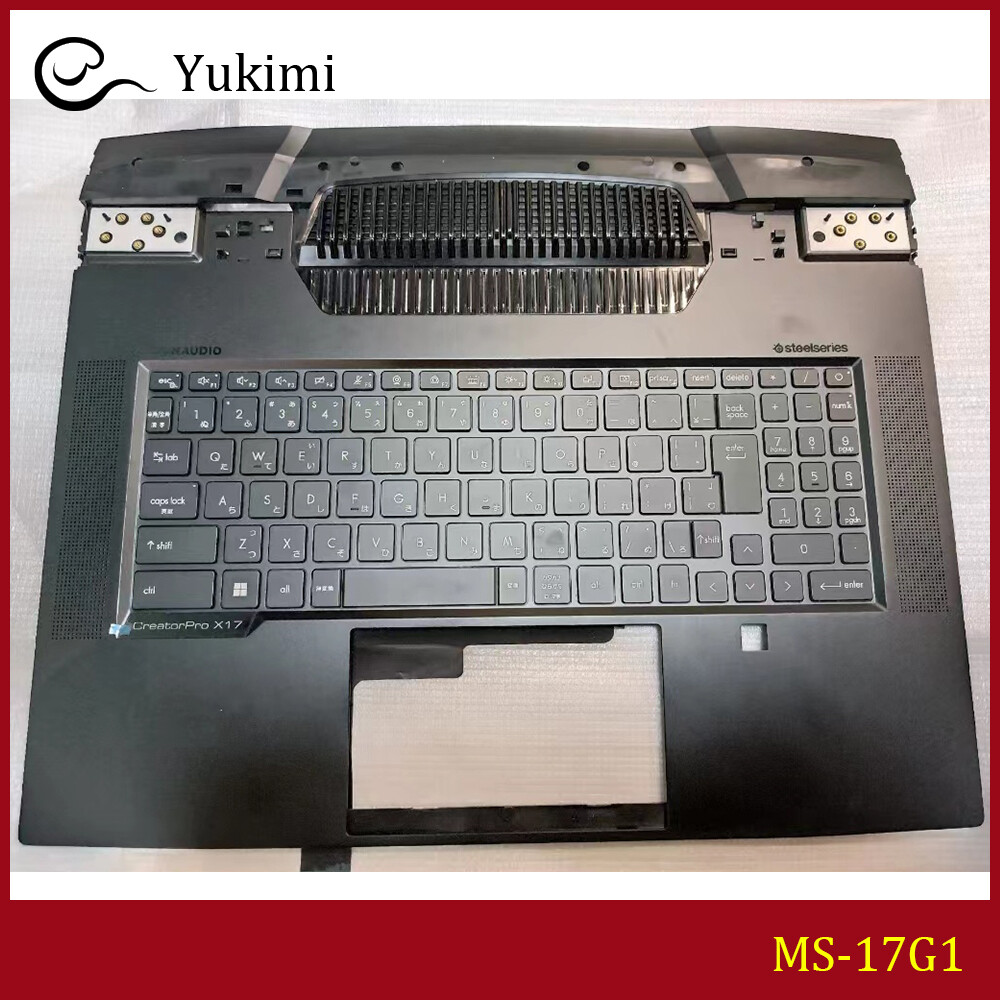 FOR MSI Titan GT77 CreatorPro X17 Laptop C Shell Cover Upper Palmrest Keyboard