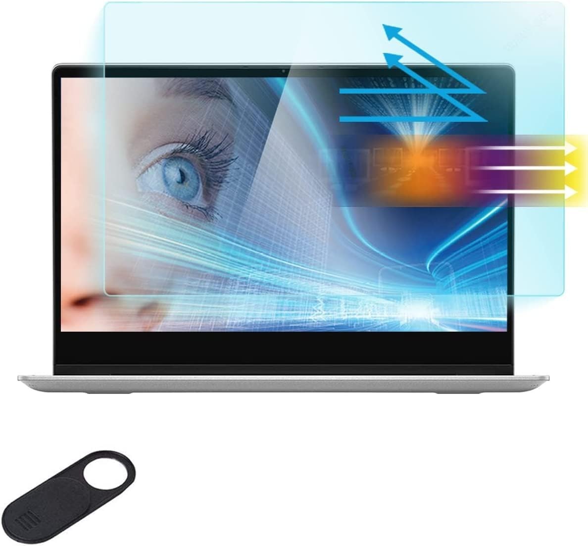 17" Laptop Anti-Glare & Anti-Blue Light Screen Protector | Eye Care Film