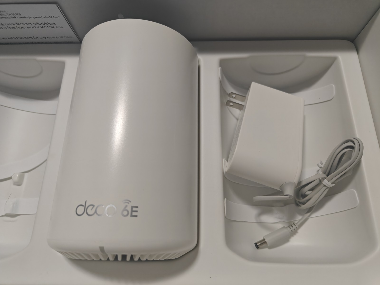 New TP-Link Deco AXE5300 Tri-Band WiFi 6E Mesh System Deco XE75 Router 1-Pack