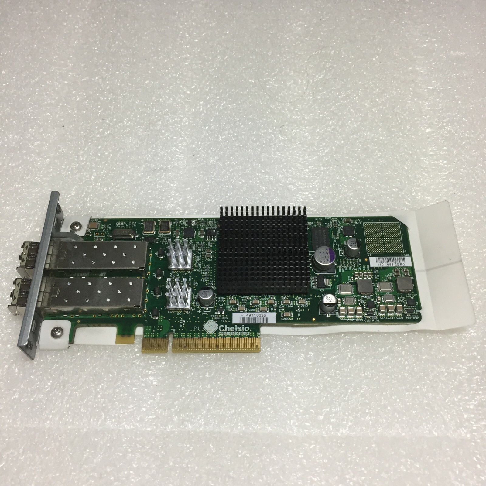 Chelsio 10GB 2-Port PCI-e OPT Adapter Card 110-1088-30 B0 