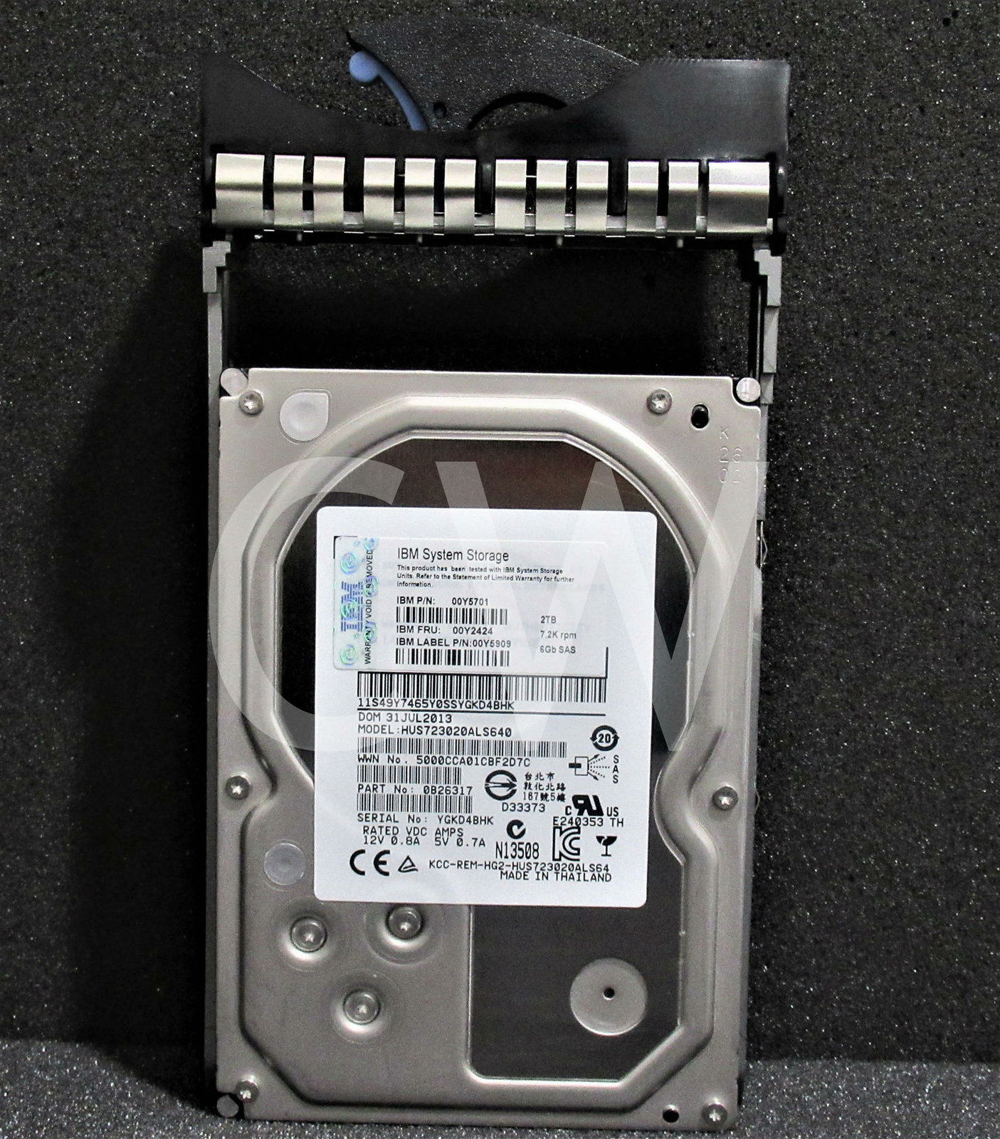 00Y2424 00Y5701 00Y5909 IBM 2TB 7.2K RPM 6Gb/s 3.5" SAS SERVER HDD Hard Drive