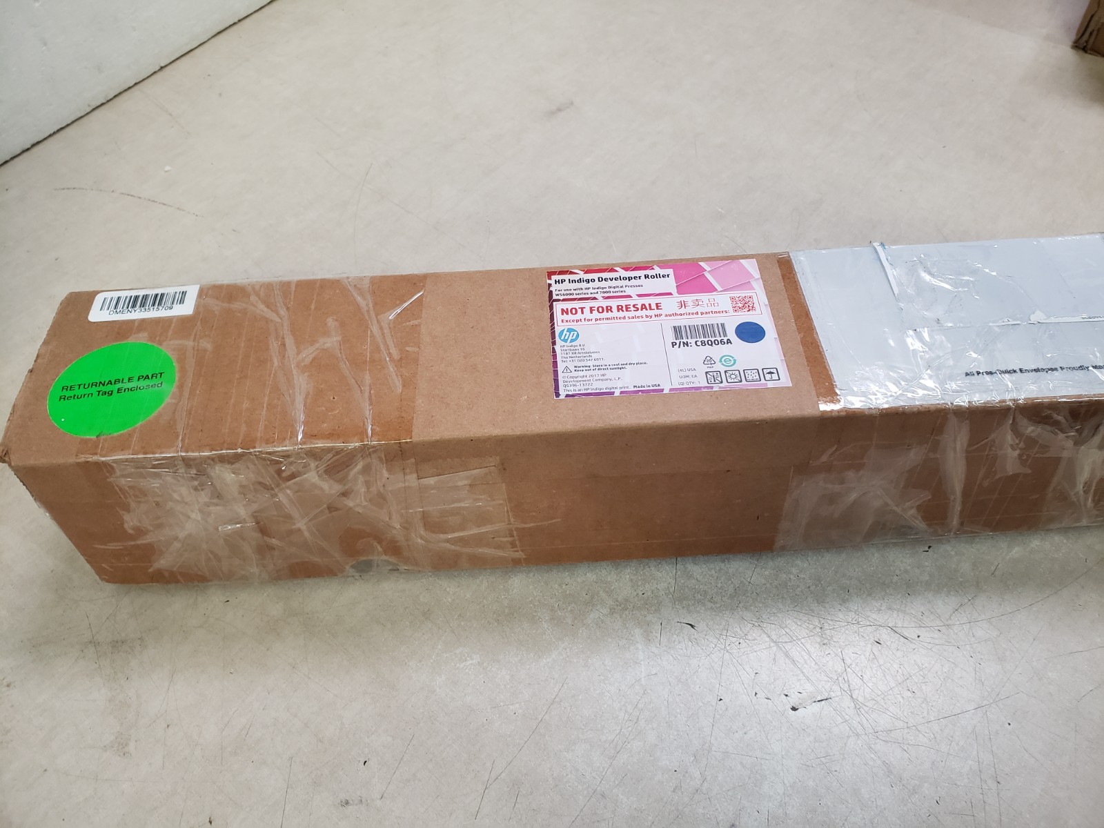 HP Indigo Developer Roller C8Q06A for Series Ws6000 7000 USED