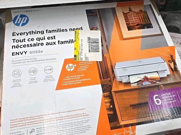 HP ENVY 6055e Wireless Color All-in-One Inkjet Printer w/Scan Copy