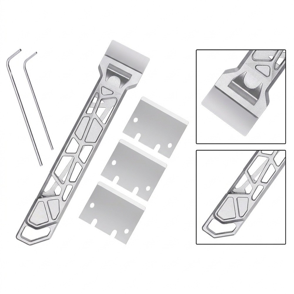 Panda Edge V2 Bed Scraper Set 4pcs with 3 SK5 For Blades for 3D Printers