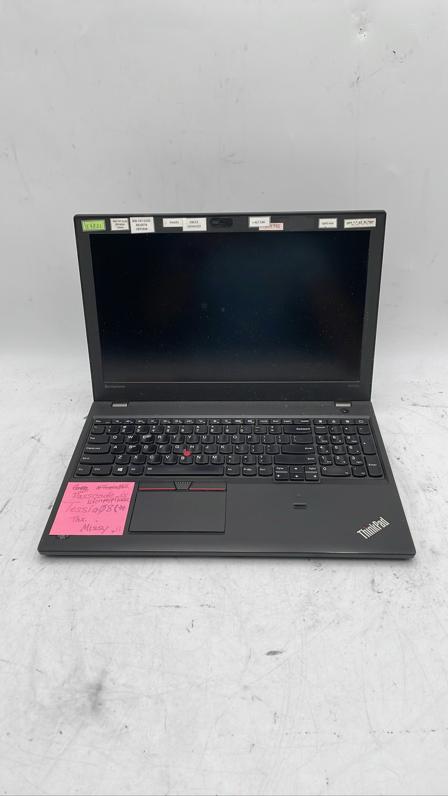 Lenovo ThinkPad W550s 15.6" Intel Core i7 5th Gen Laptop Notebook Black