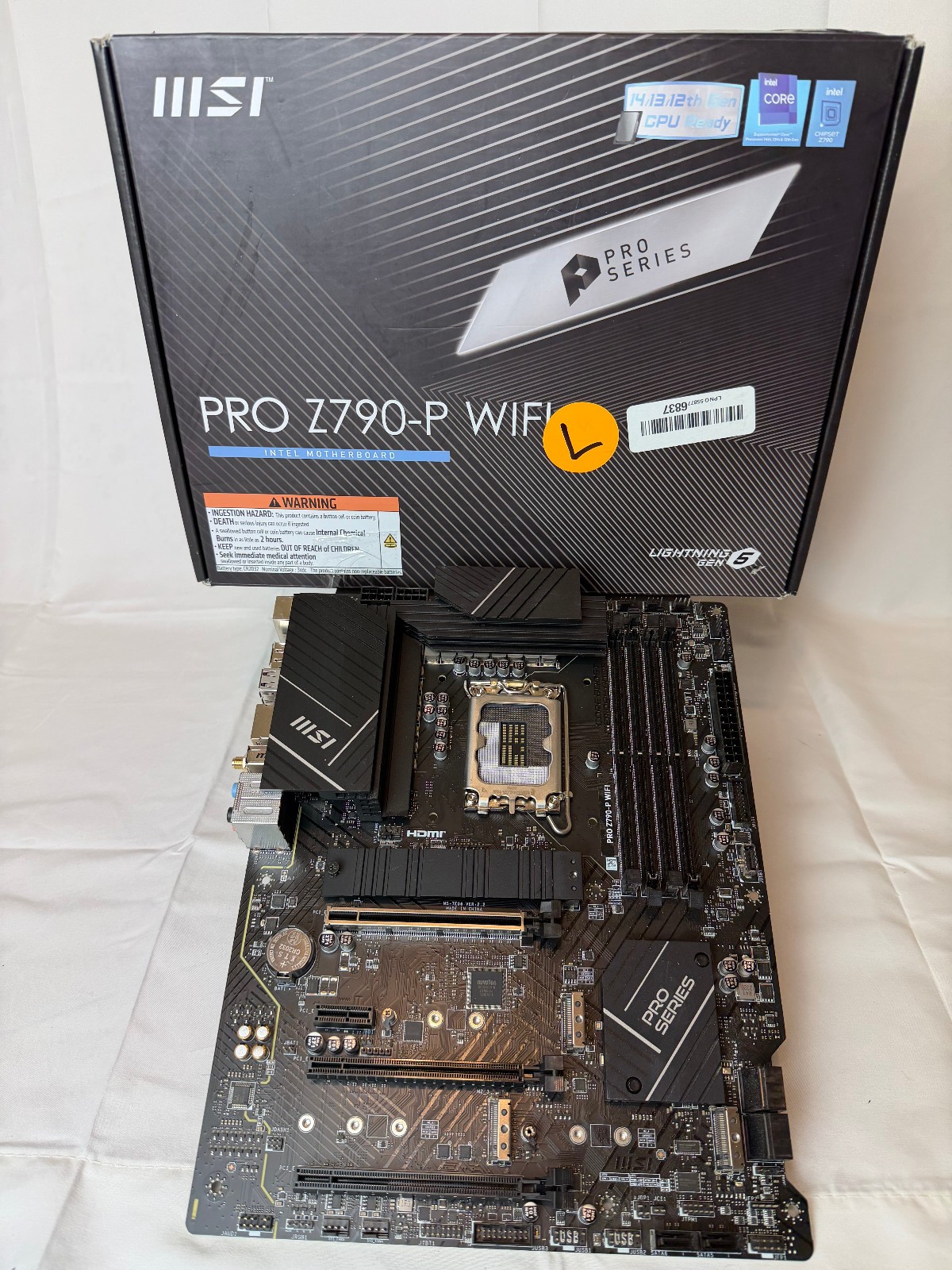 MSI PRO Z790-P WIFI DDR5 Intel LGA 1700 Motherboard