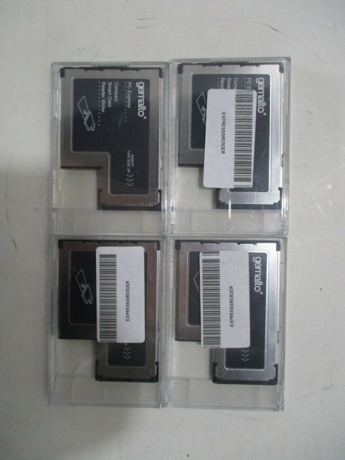 LOT OF 4 Gemalto HWP114310E PC EXPRESS COMPACT SMART CARD READER WRITER