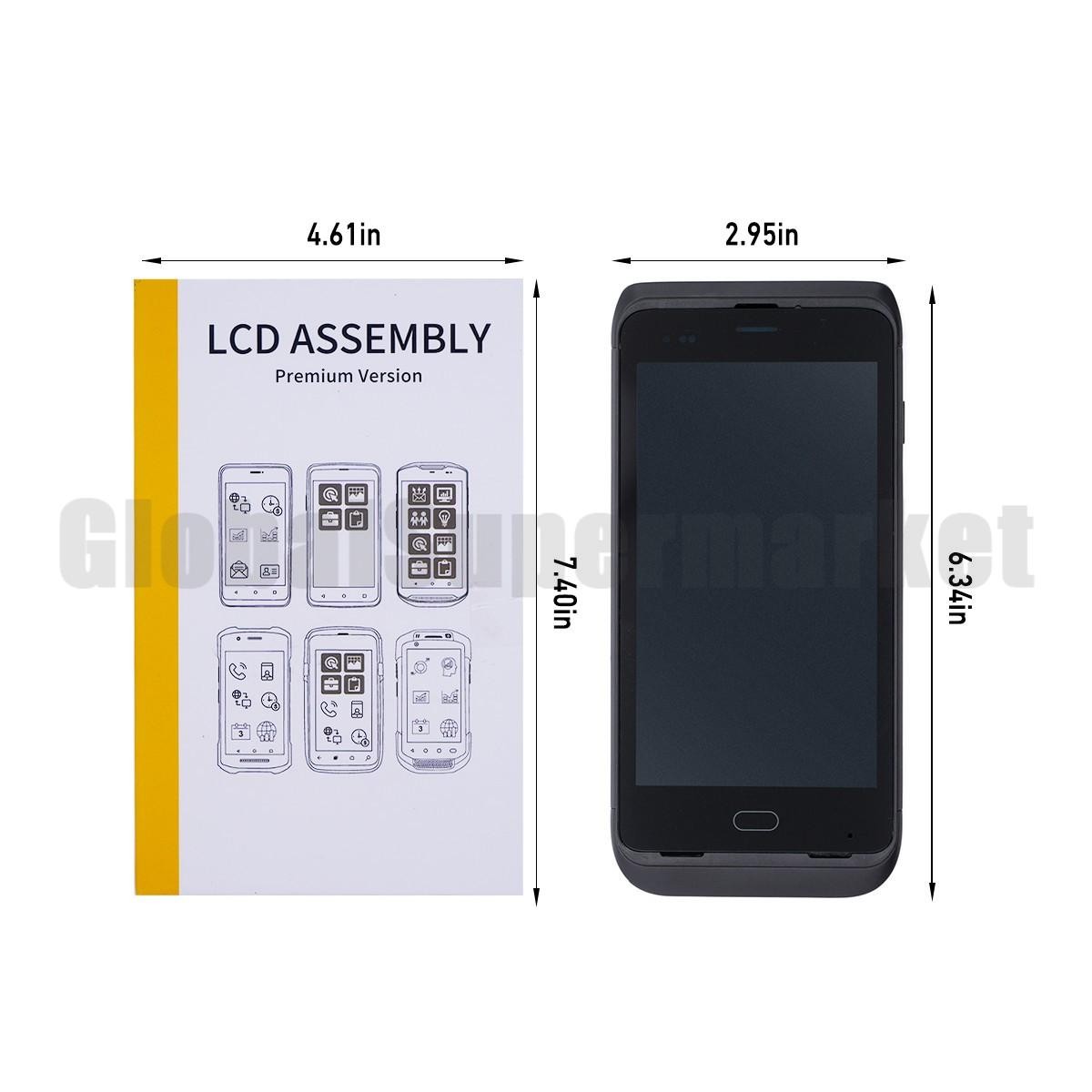 US SHIP LCD + Touch Digitizer + Front Cover Housing For Honeywell Dolphin CT40