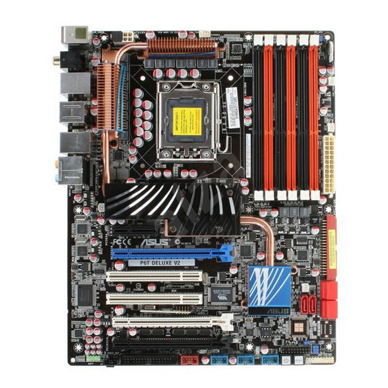 For ASUS P6T Deluxe V2 Motherboard X58 DDR3 LGA1366 ATX Tested OK