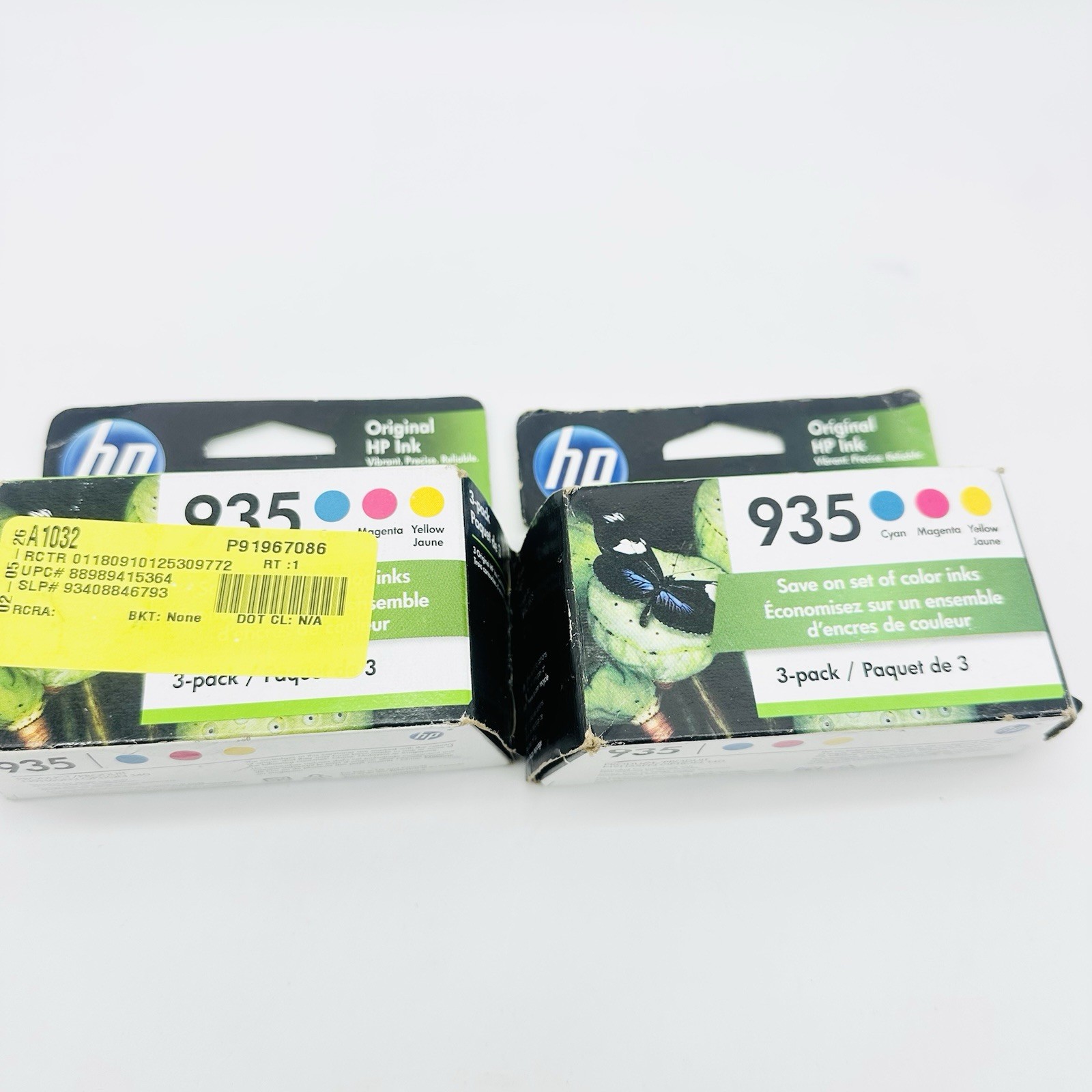 HP 935 Cyan/Magenta/Yellow Original Ink Cartridge Expires 11/2022 (2 pack)