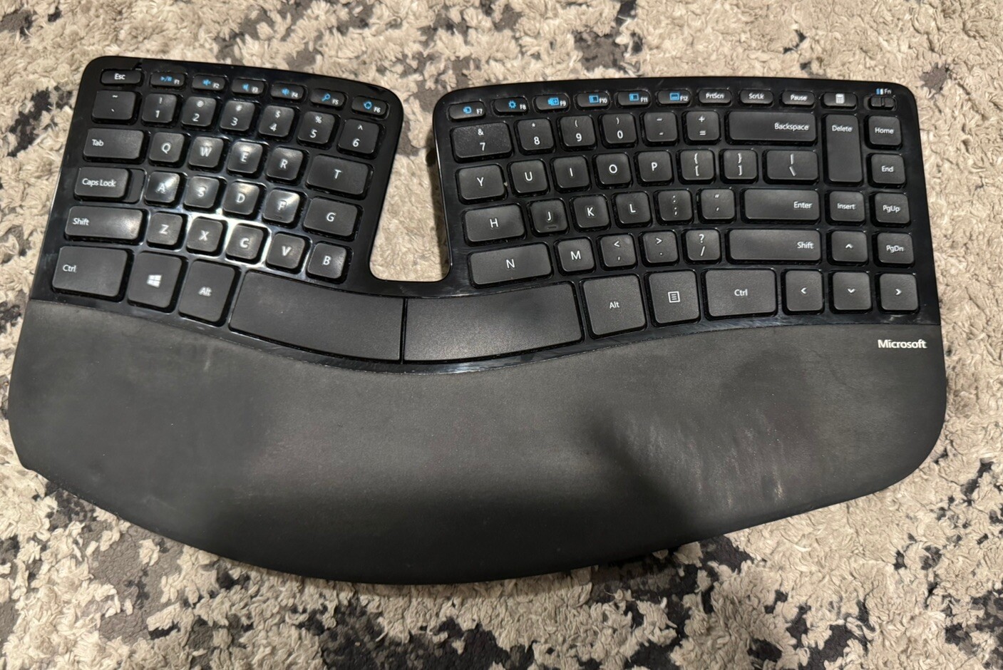 Genuine Microsoft Sculpt Ergonomic Wireless Keyboard 1559 No Receiver/Dongle
