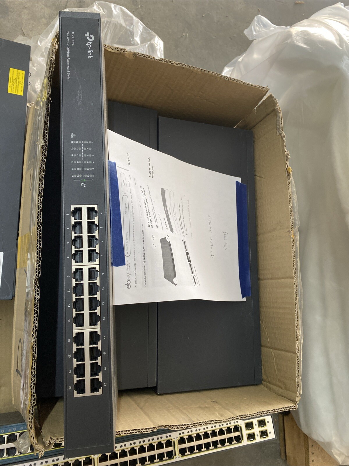 TP-LINK Technologies TP-Link (TL-SF1024) 24-Ports Gigabit Switch