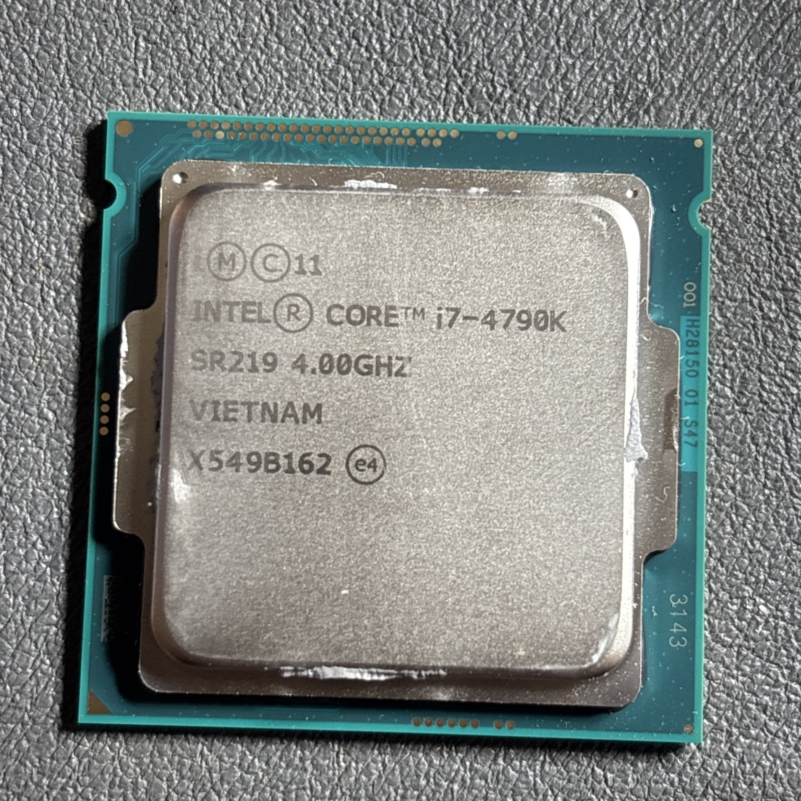 Intel Core i7-4790K 4.00GHz Quad-Core Processor - LGA1150 - SR219 - Tested