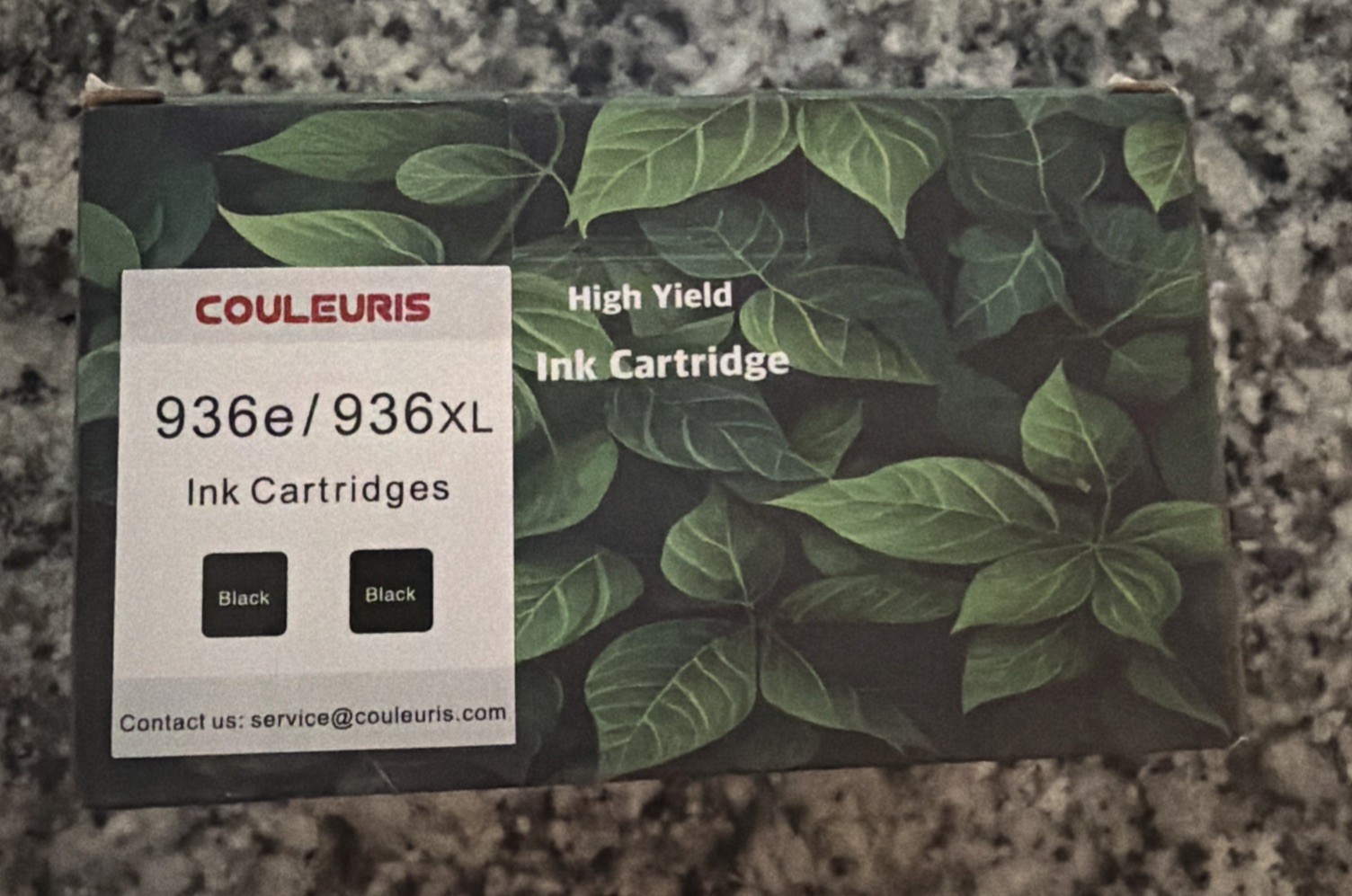 Couleuris Brand NEW Ink Jet Cartridges 936e/936xl (Black - 2 Pack)