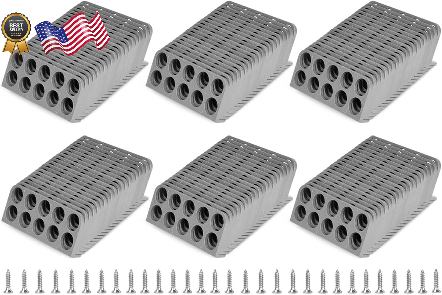 120Pack Cable Chase-Wire Bracket,Cable Support Wire Bracket Holder for NMB