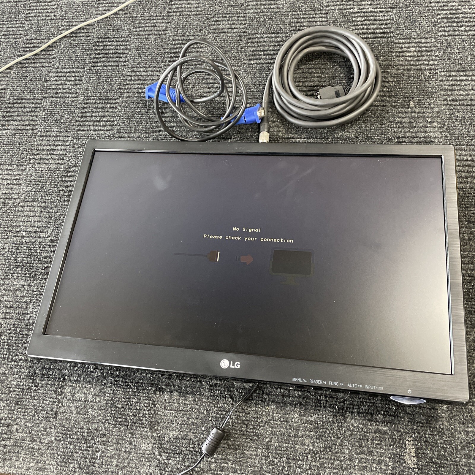 LG 19M38D-B  Computer Monitor.  *USED*.  No Stand . See Photos