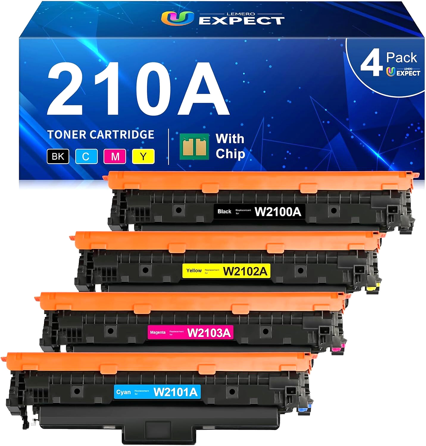 Toner Cartridge for HP 210A & 210X Color LaserJet Pro MFP 4301 & 4201 Series